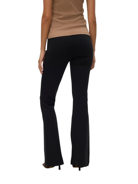 Vero Moda pantalone a zampavmkamma mw flared jersey pant