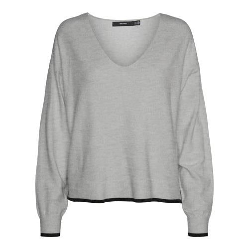 Vero moda maglia collo a V vmbreeze ls v-neck pullover boo