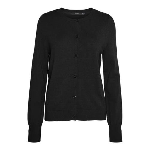 Vero moda cardigan donna nero vmbreeze ls