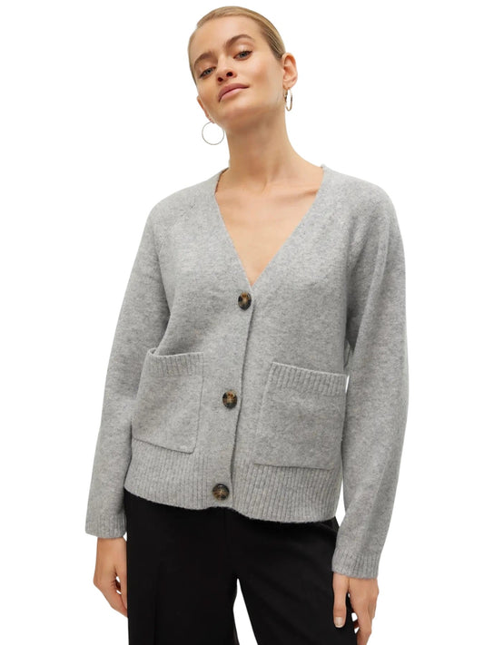 VERO MODA CARDIGAN IN LANA CON BOTTONI