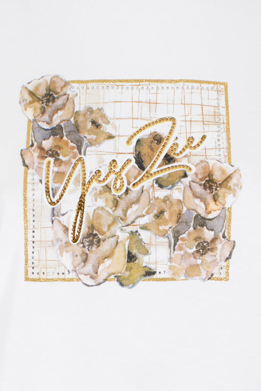 T-shirt giro collo YES-ZEE