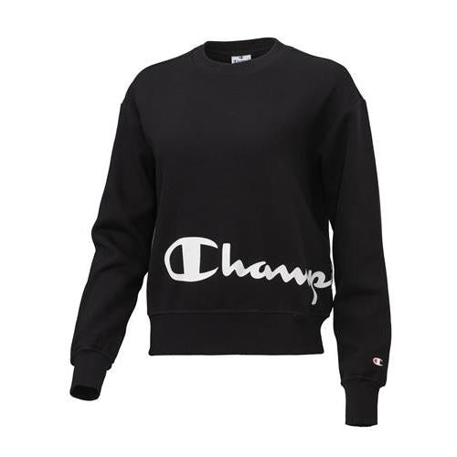 Champion felpa giro collo W con scritta grande