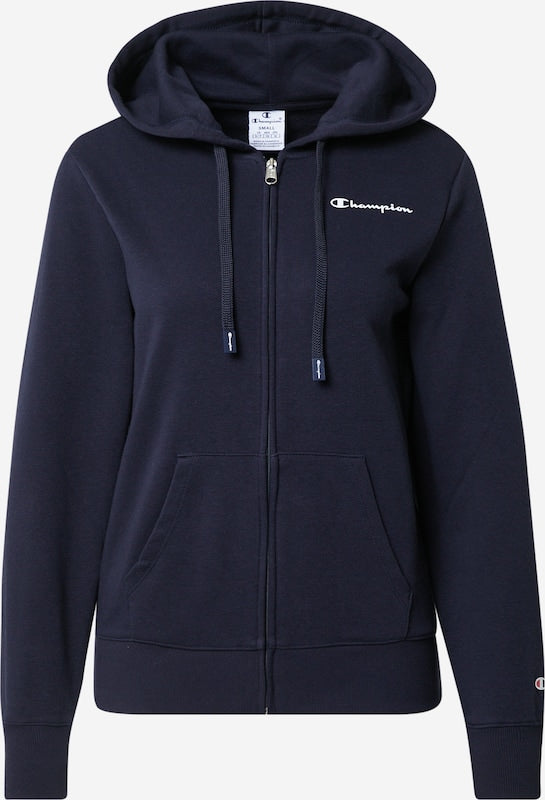 Chiampion felpa zip lunga cappuccio donna ultra light spring terry (gr.260)