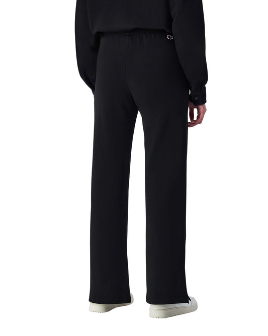 Champion Pantaloni Flare Slim Fit Script Shop Nero Donna
