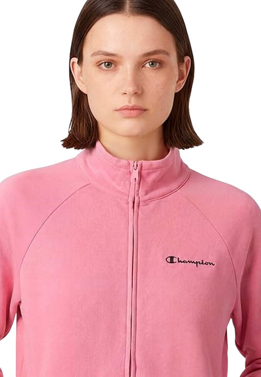 Champion tuta donna zip lunga in cotone garzato