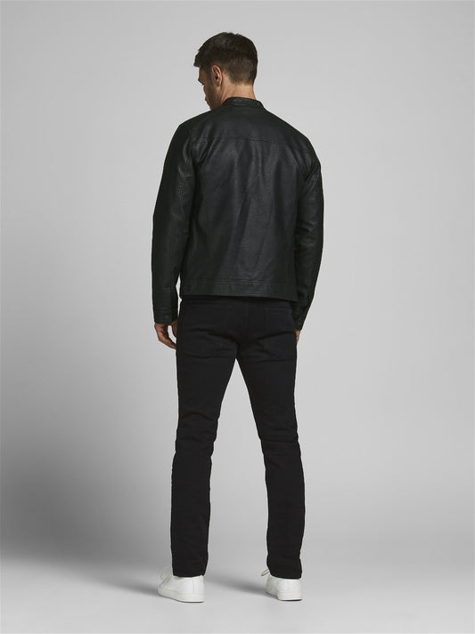 Jack&Jones Giubbino in pelle sintetica jjewarner jacket noos