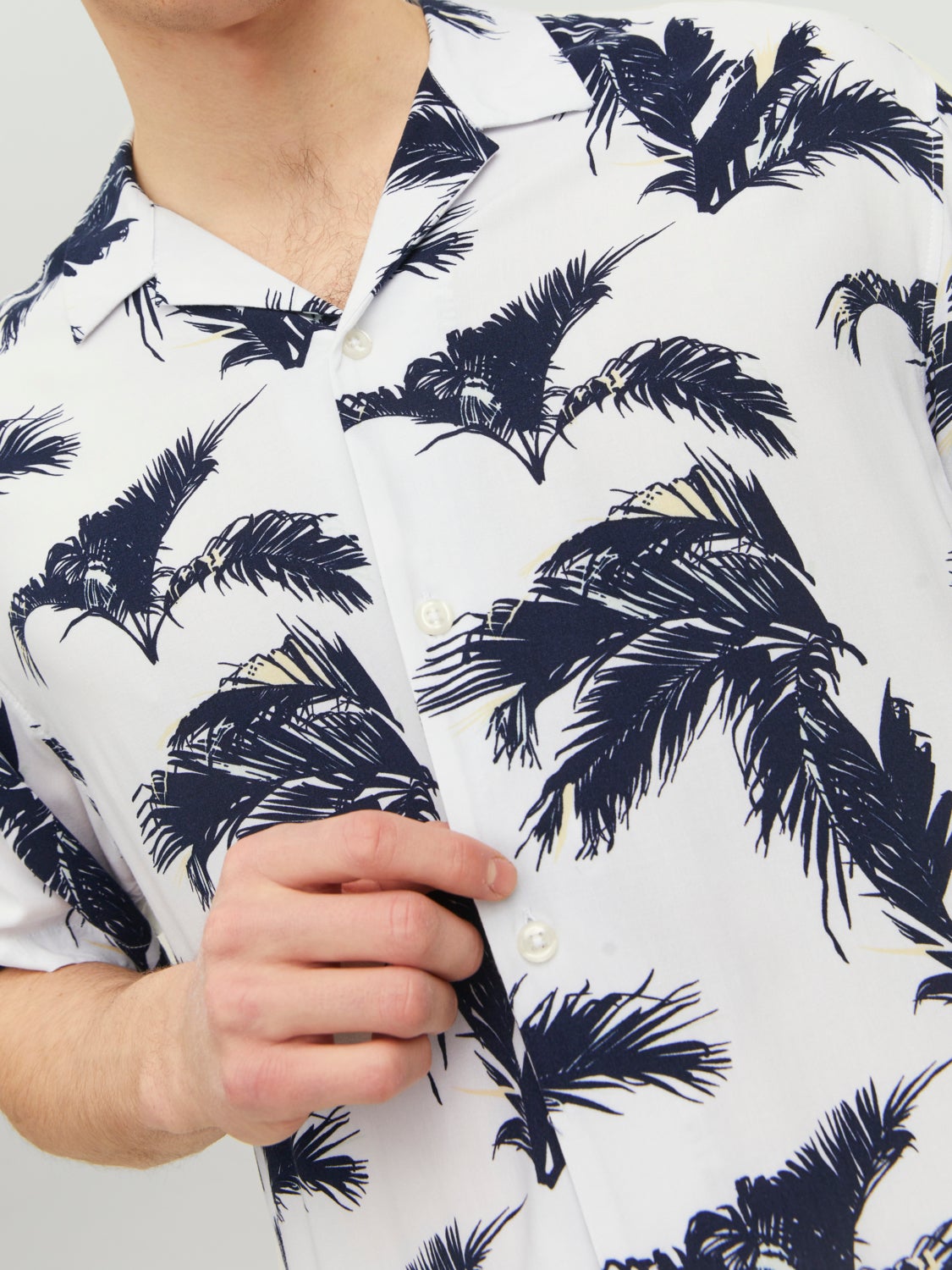 jACK&jONES CAMICIA MANICA CORTA resort shirt s/s relax sn