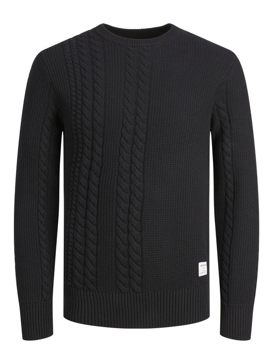 Jack&Jones jcoted knit mix treccia collo alto