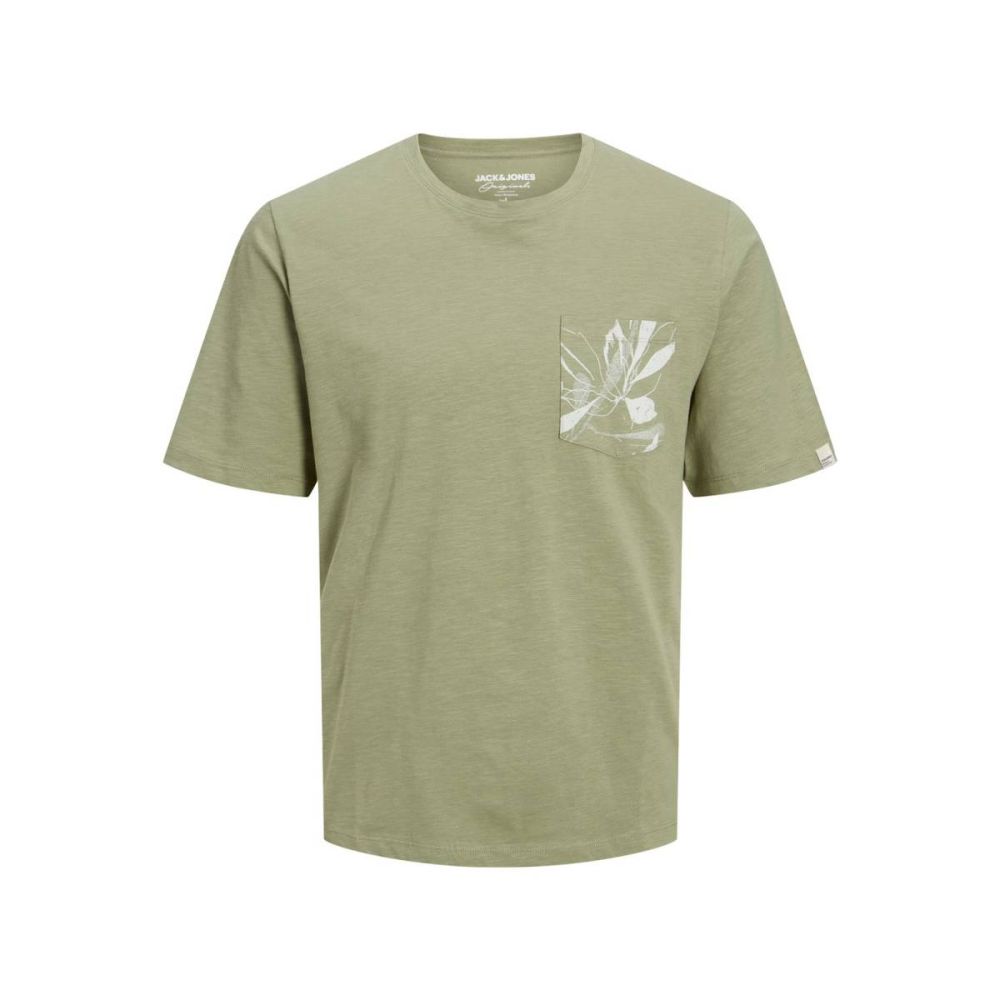 Jack6Jones T_shirt uomo orcrayon pocket tee ss crew neck ln