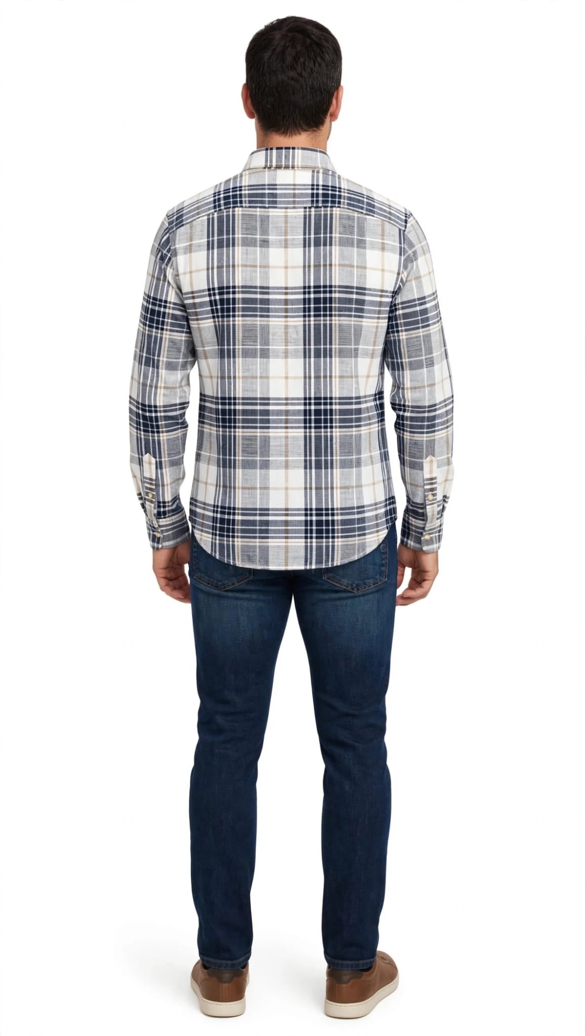 Jack camicia manica lunfa ceckin misto lino