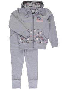 Tuta zip lunga con cappuccio e pantalone con polsino mod. EKAYLA