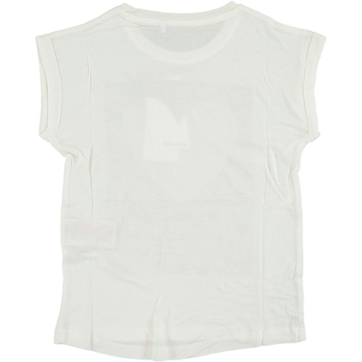 Name it t-shirt mezza manica b.na con stampa sul davanti modello nkfkamille