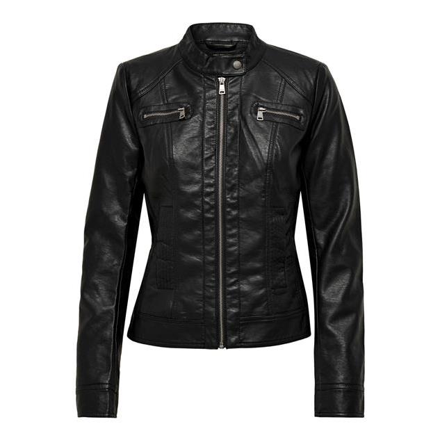 ONLY Giubbino in pelle sintetica onlbandit faux leather biker otw noos