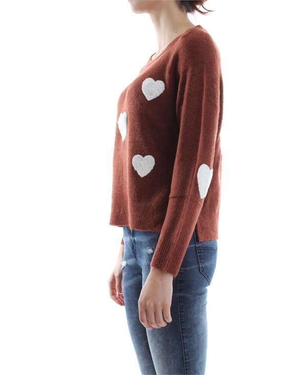 Only maglia donna con stampa cuori mod. bruxelles