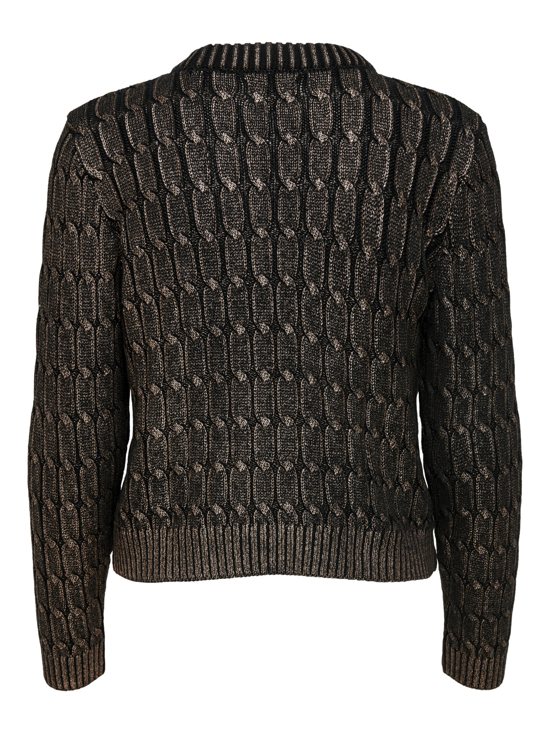 only maglia giro collo con treccie mod. glow