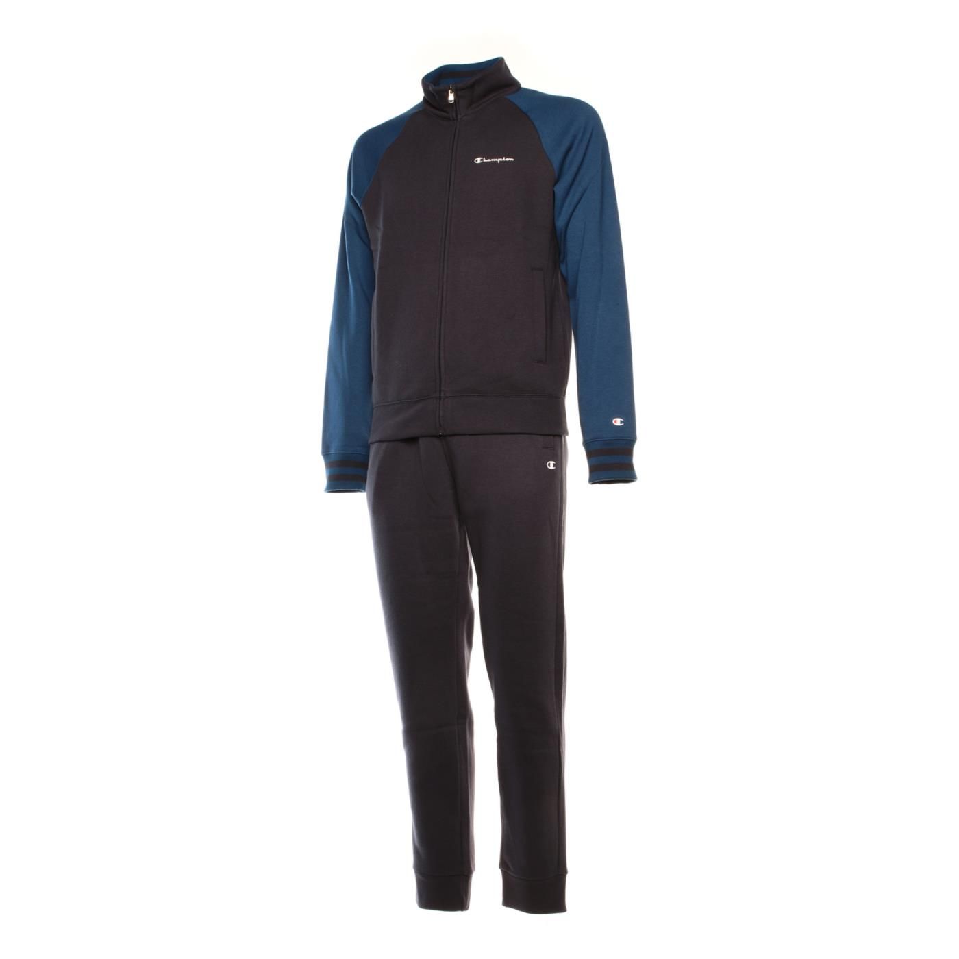 Champion tuta zip lunga legacy pantalone con polsino