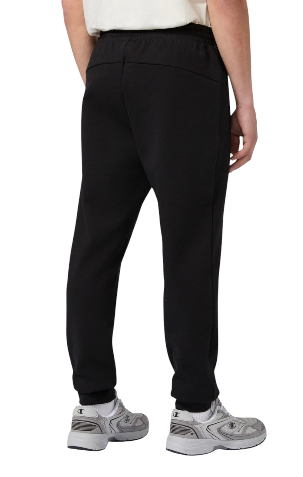 Champion Pantaloni da Uomo Stretch Con Polsino C-Tech Nero