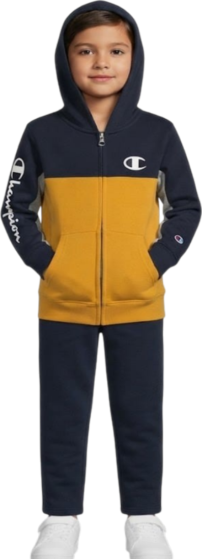 felpa zip lunga cappuccio bicolore