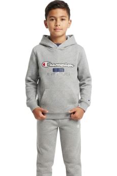 Champion felpa zip lunga cappuccio jr