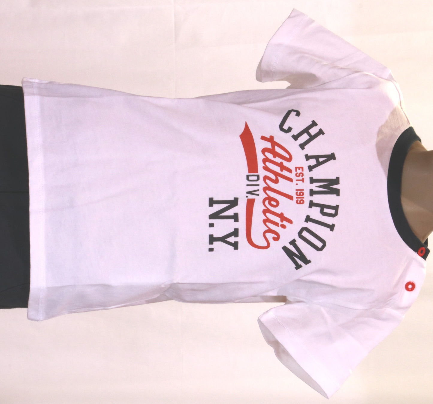 T-shirt mezza manica baby con stampa Champion