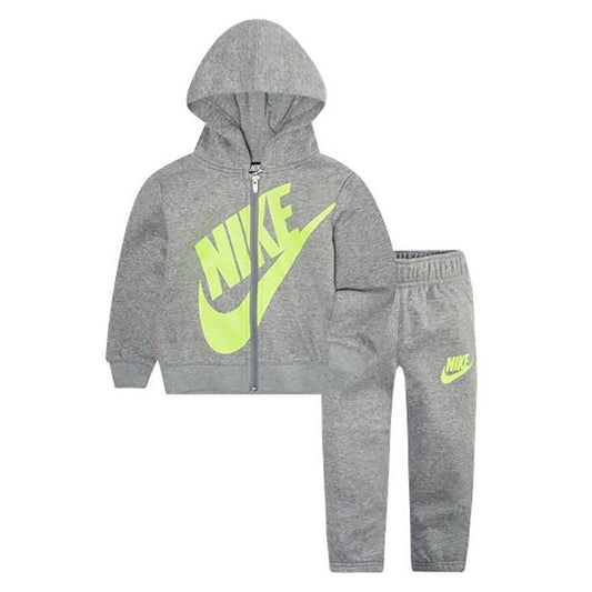 Nike Tuta zip lunga cappuccio sueded fleece futura jogger