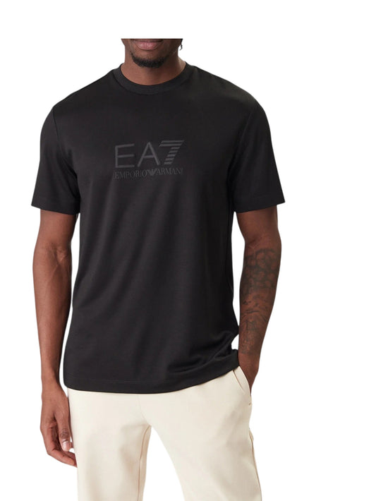 EA7 T-shirt giro collo commercialista