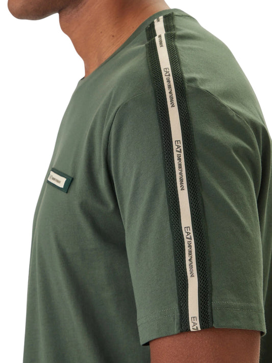 EA7 T-shirt girocollo Logo Series in cotone