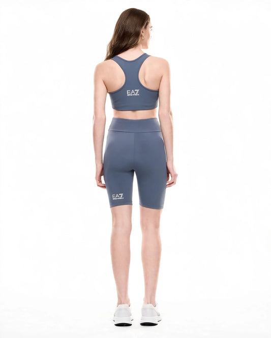 EA7 Reggiseno sportivo a sostegno medio in tessuto tecnico Vigor