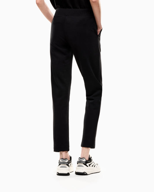 EA7 Pantaloni Logo Series in misto cotone donna