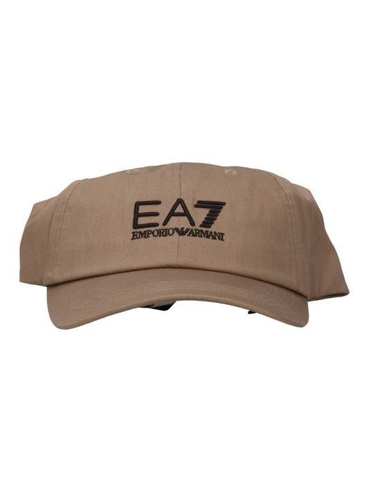 EA7 Cappello con visiera in cotone