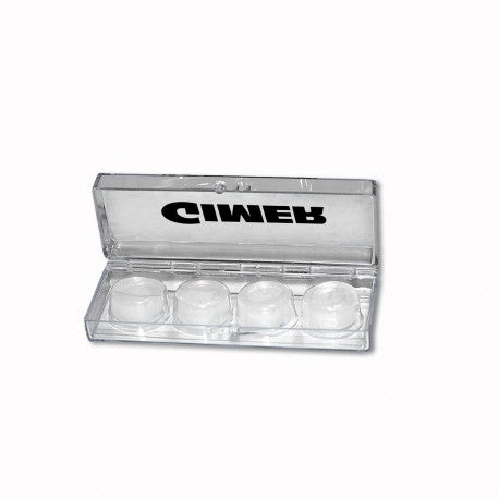 4 tappi per orecchie in silicone modellabile