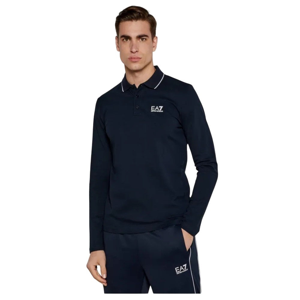 EA7 polo manica lunga