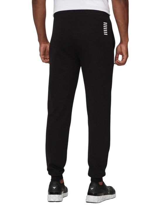 EA7 pantalone felpa leggera con polsino