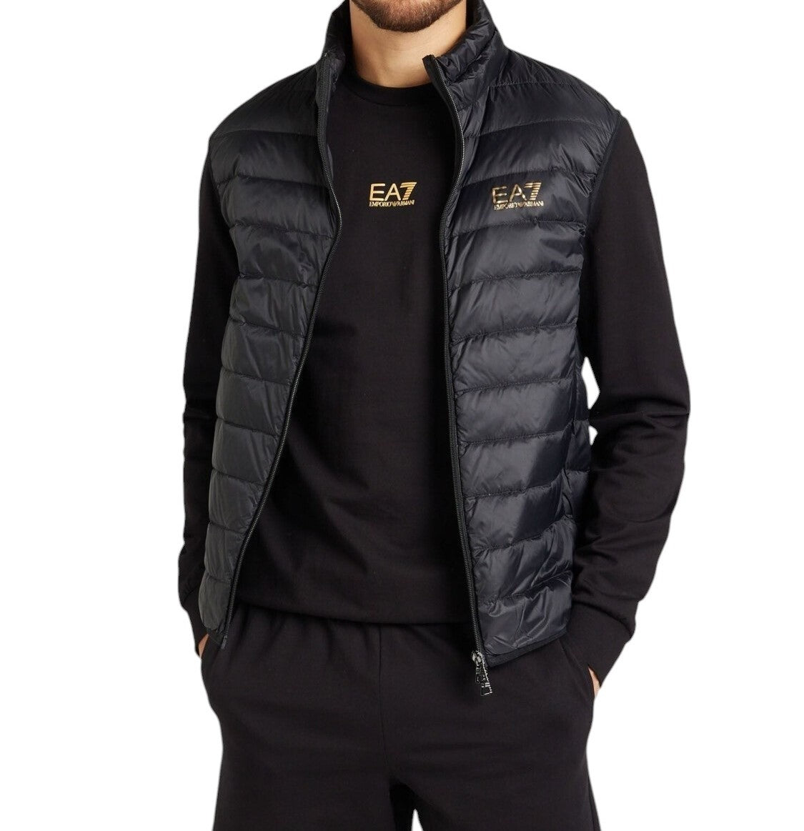 EA7 Gilet imbottito black