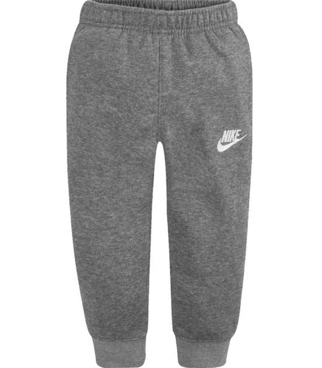 Nike Pantalone felpa 2/7 anni club fleece rib cuff pant black