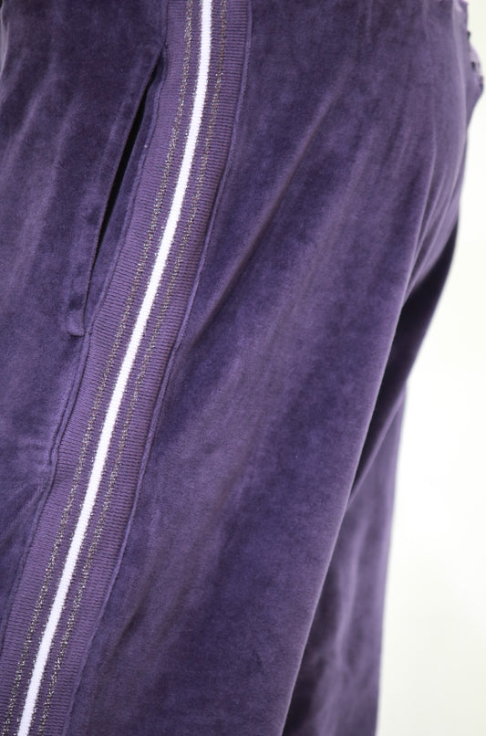 Pantalone ciniglia con fascia in vita e molla infondo Deha