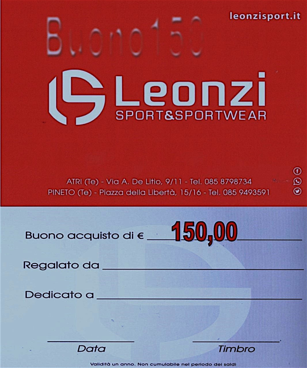 Regala un BUONO150
