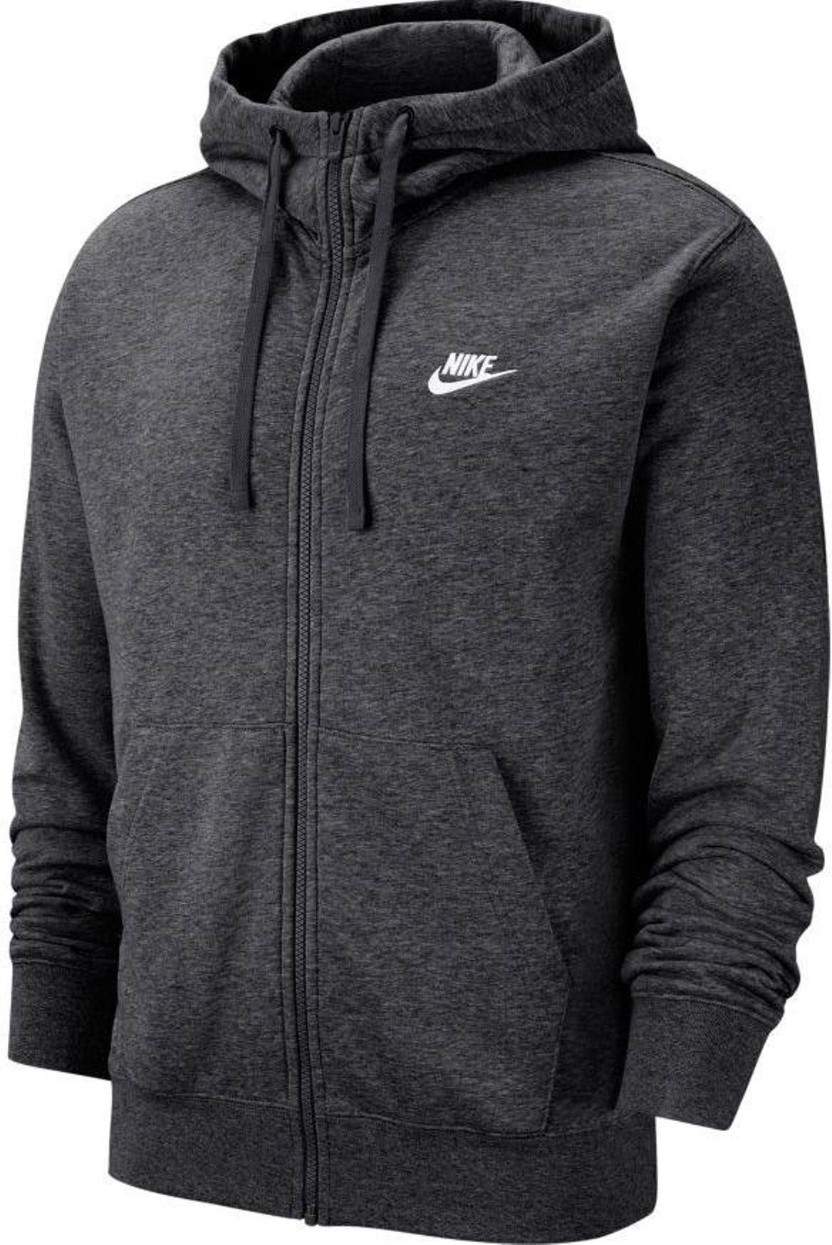 nike felpa garzata cZip lunga cappuccio lu hoodie