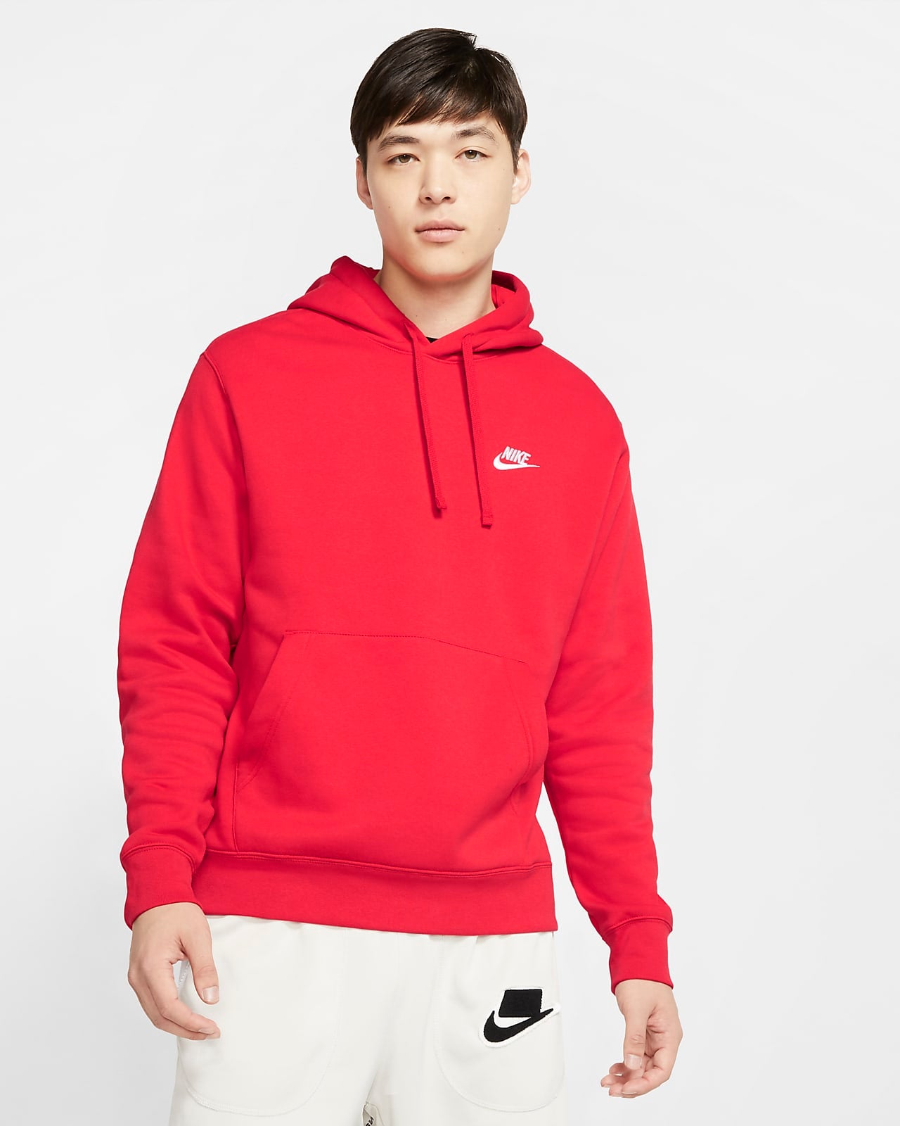Nike felpa cappuccio uomo m nsw club hoodie po bb