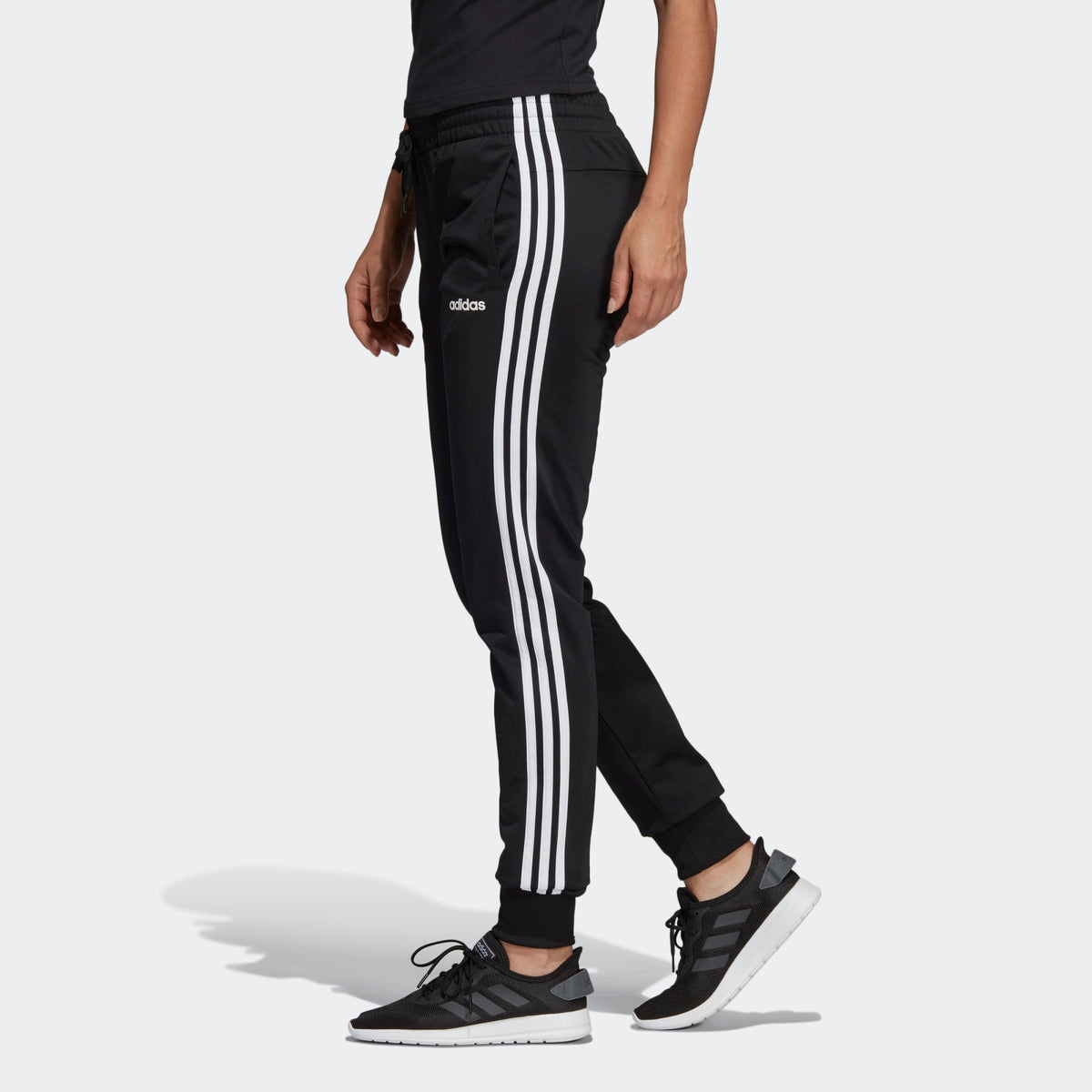 Adidas pantalone donna acetato 3s con polsino