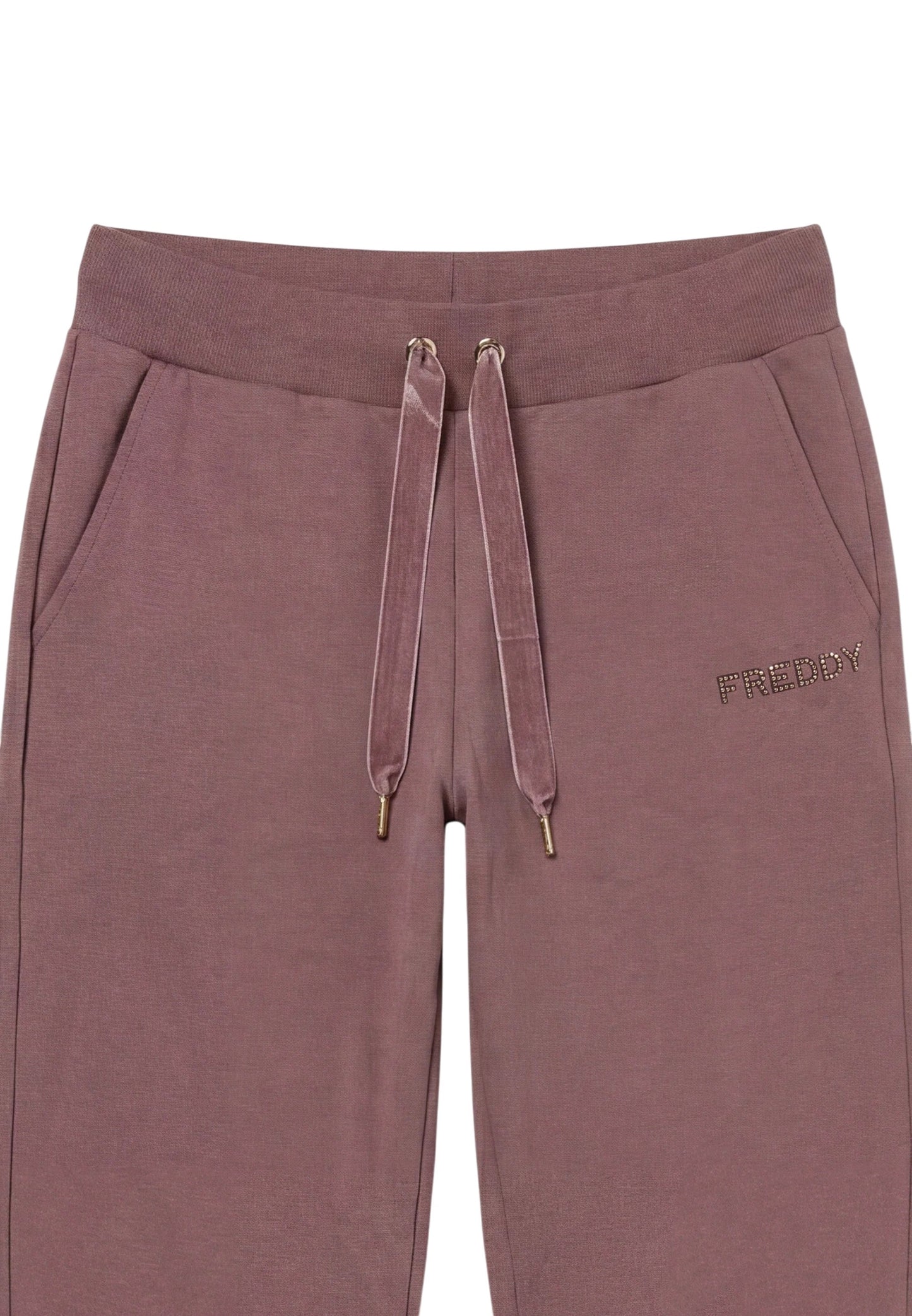 Freddy Pantaloni Sportivi Regular con Polsino da Donna in modal