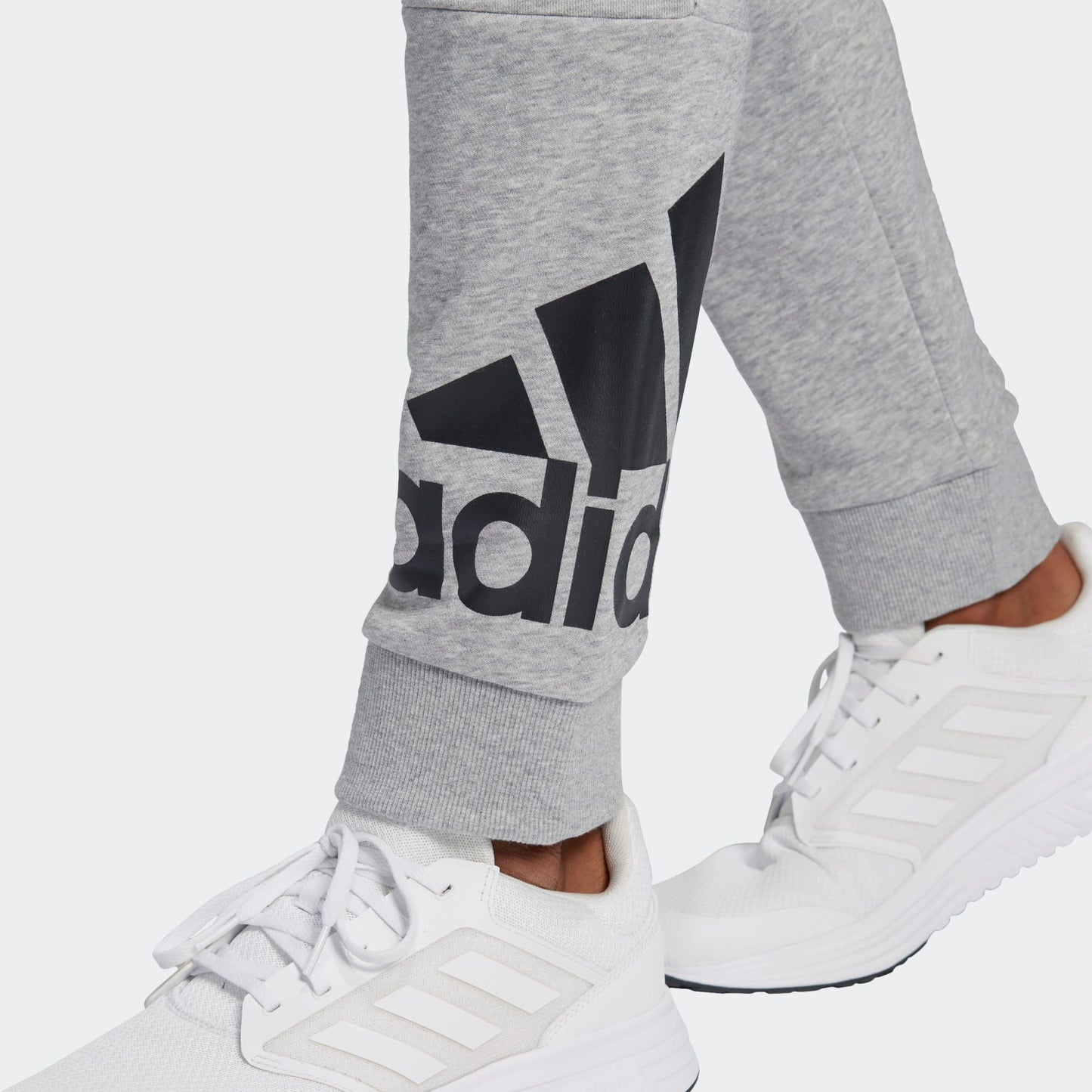 Adidas pantalone felpa con polsino m bl ft pt mgreyh/black