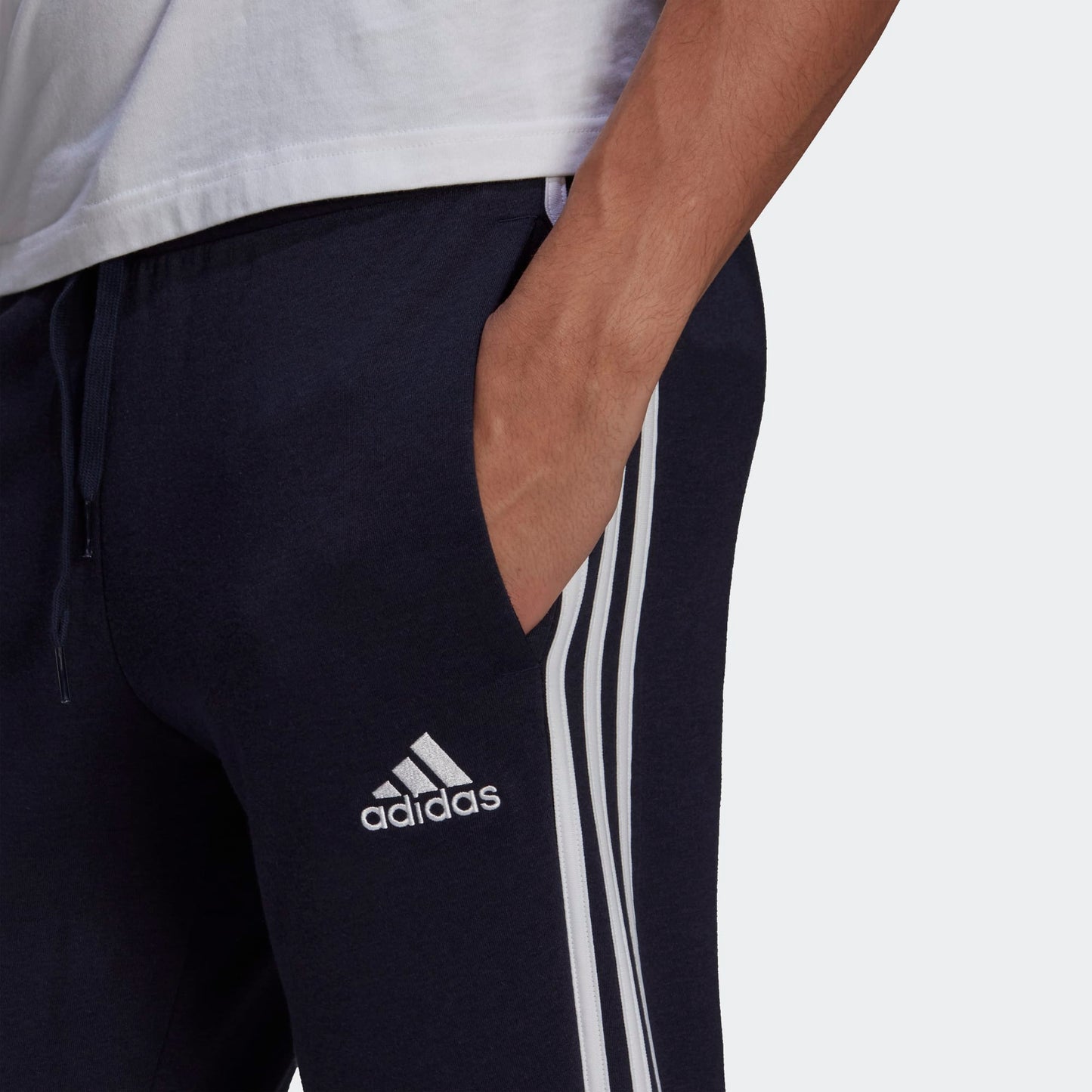 Adidas pantalo felpa con polsino m 3s fl f pt legink/white
