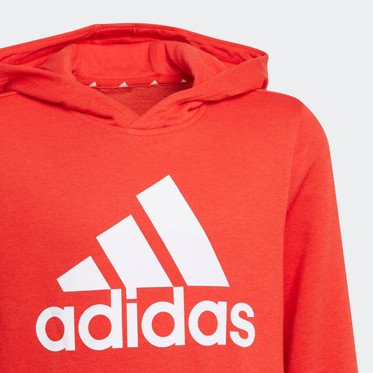 Adidas felpa cappuccio b bl hd vivred/white