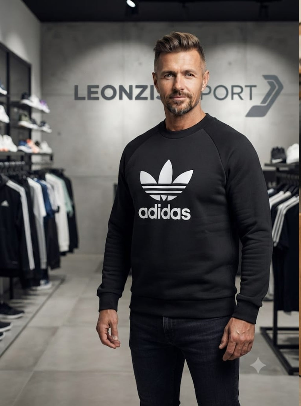 Adidas Original felpa giro collo unisex