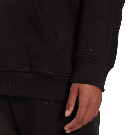 Adidas felpa cappuccio W all szn bf hd black