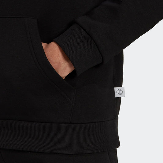 Adidas felpa giro collo cappuccio m fi wtr hoodie black