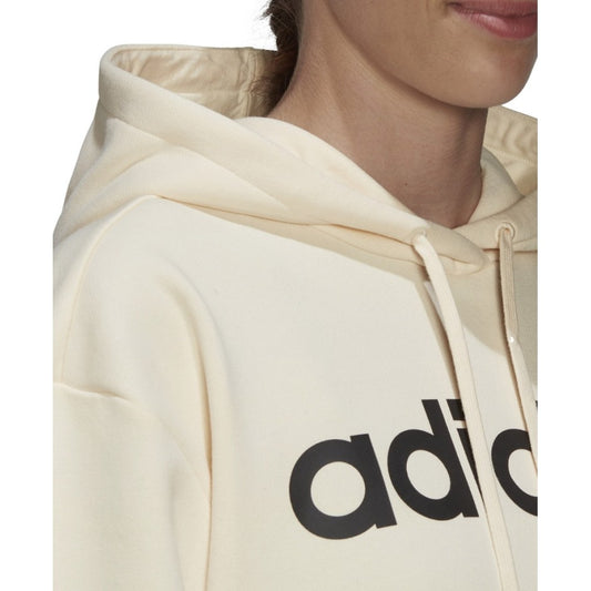 Adidas felpa cappuccio W lin ov fl hd ecrtin/black