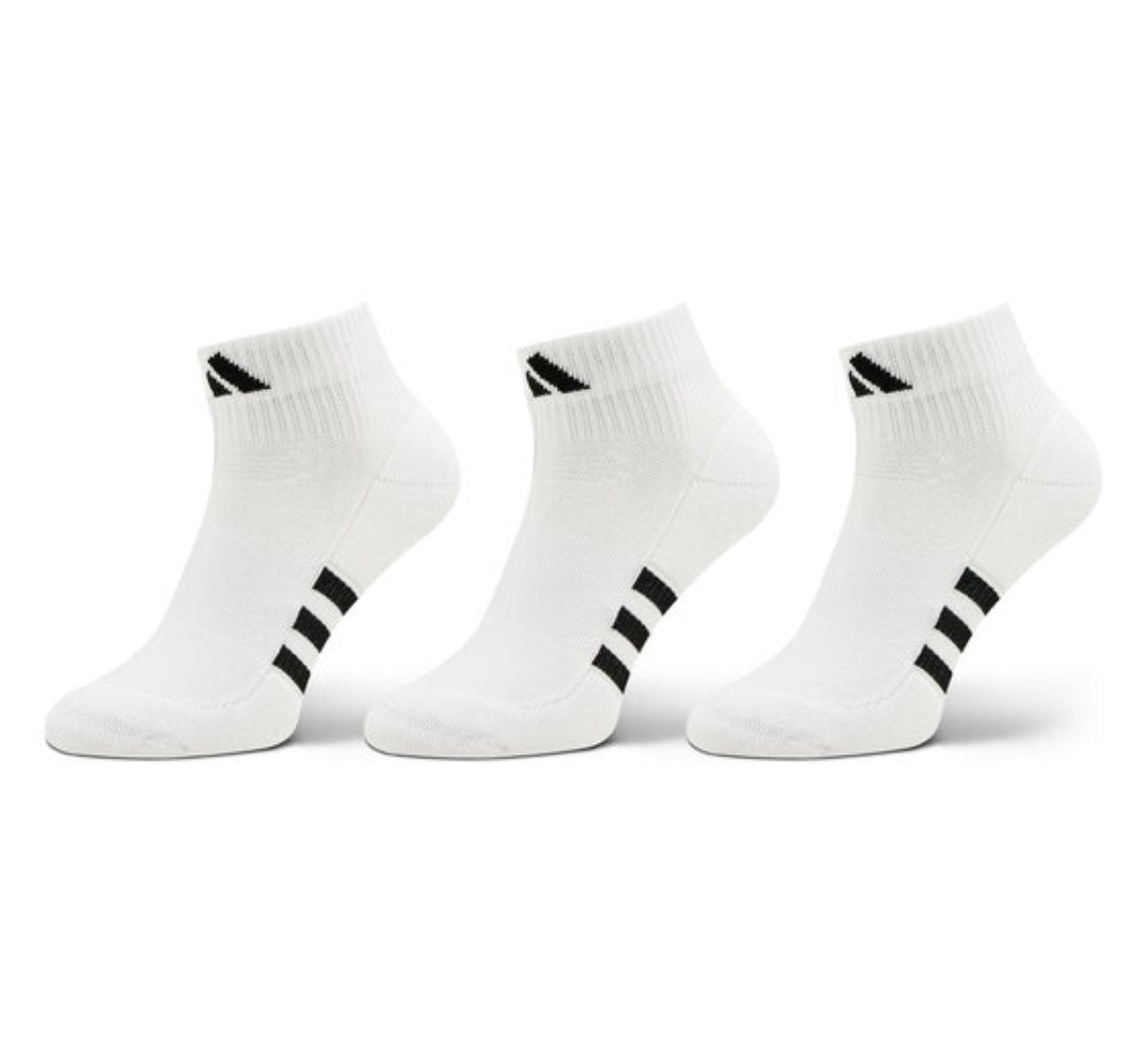 Adidas calze medie prf cush mid 3p white/white/