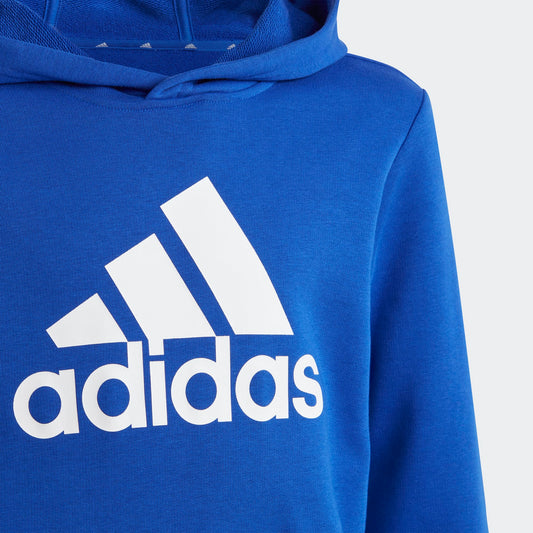 Adidas felpa cappuccio JR u bl hoodie selubl/white